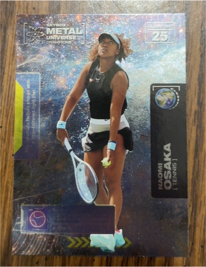 2021 Skybox Metal Universe Champions #25 Naomi Osaka — front