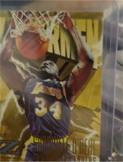 1996-97 Skybox Z Force #187 Shaquille O'Neal — front