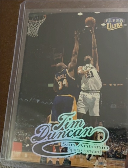 1998-99 Fleer Ultra #55 Tim Duncan — front