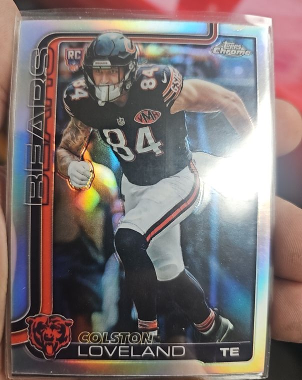 2025 Topps Chrome #345 Colston Loveland — front