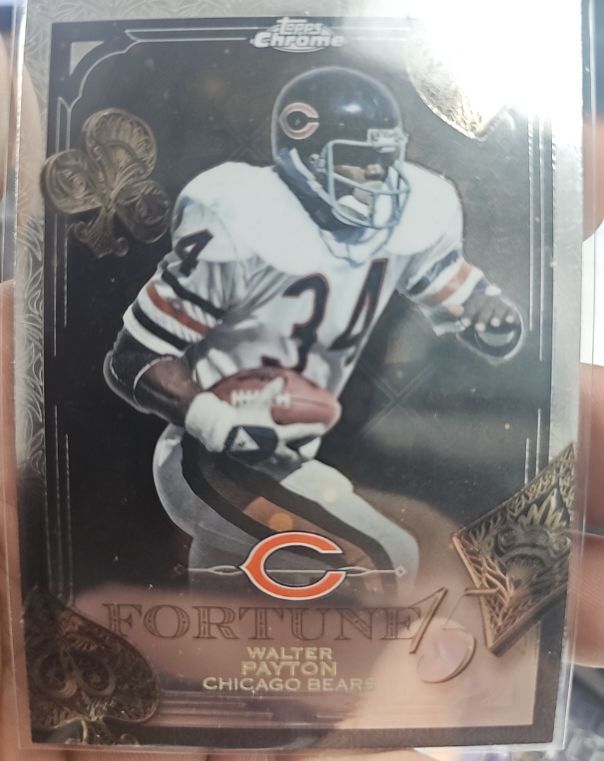 2025 Topps Chrome Fortune 15 #F15-34 Walter Payton — front