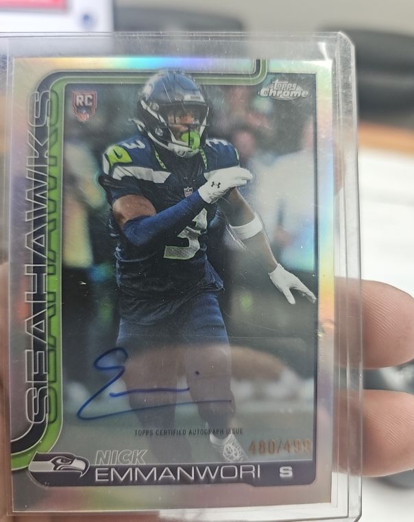 2025 Topps Chrome #348 Nick Emmanwori — front