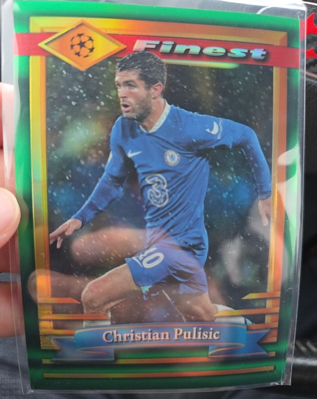 2022-23 Topps Finest Flashbacks UEFA #76 Christian Pulisic — front