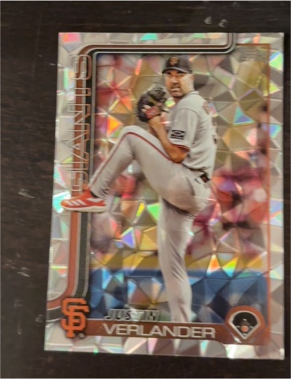 2025 Topps Update Series #US100 Justin Verlander — front