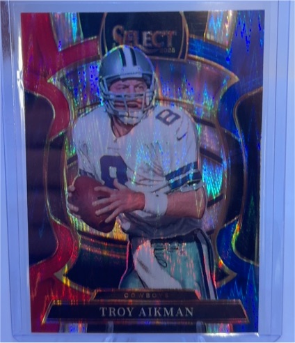 2025 Panini Select #100 Troy Aikman — front