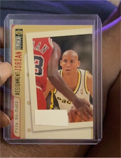 1996-97 Upper Deck Collector's Choice #365 Reggie Miller — front