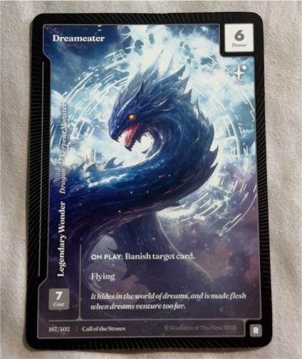2023 Wonders of the First Call of the Stones #167 Dreameater — front