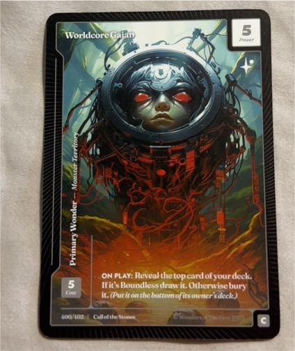 Wonders of the First 2023 #400 Worldcore Gaian — front