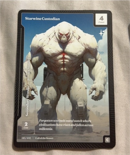 Call of the Stones #385 Starwine Custodian — front