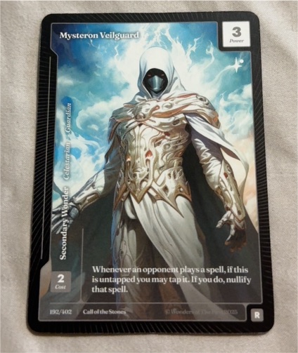 Wonders of the First 2025 #192 Mysteron Veilguard — front