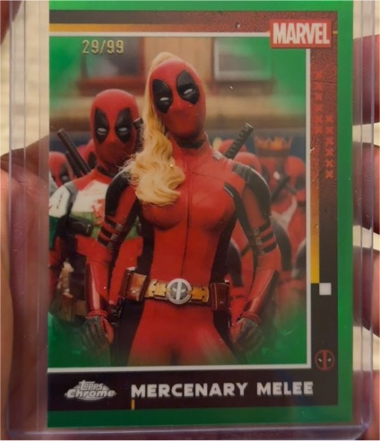 2025 Topps Chrome Deadpool #94 Mercenary Melee — front