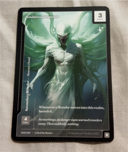 2025 Wonders of the First #209 Souldevour Spectre — front