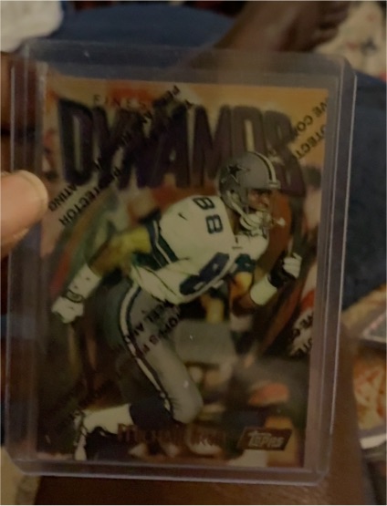 1997 Topps Finest Dynamos #30 Michael Irvin — front