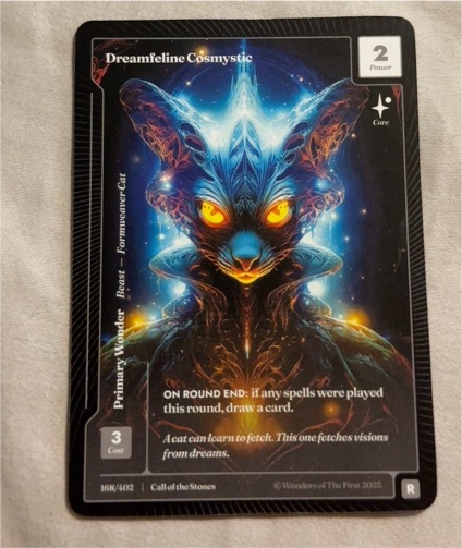 2025 Wonders of The First #168 Dreamfeline Cosmystic — front