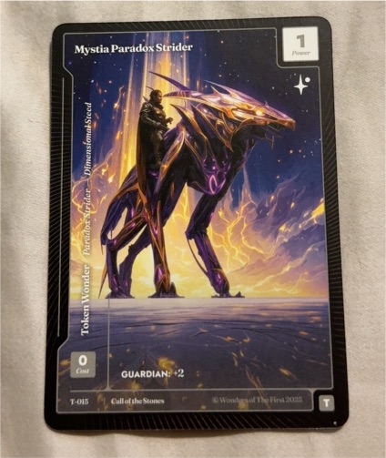 2023 Call of the Stones #T-015 Mystia Paradox Strider — front