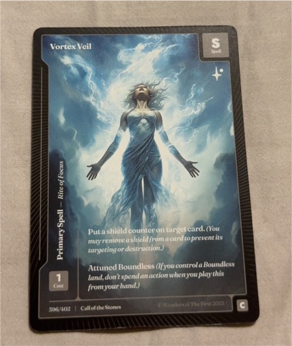 2025 Wonders of the First - Call of the Stones #396 Vortex Veil — front