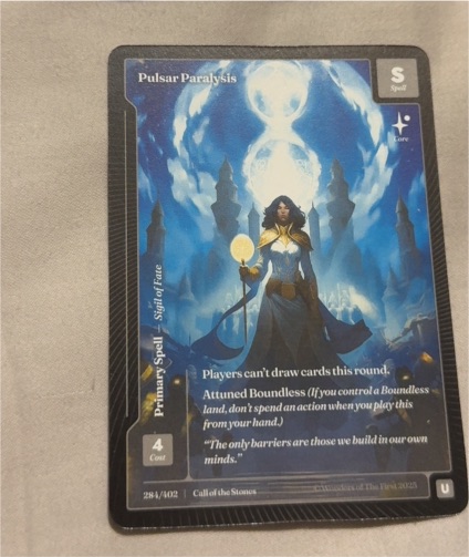Final Fantasy TCG 28A/143 Pulsar Paralysis — front