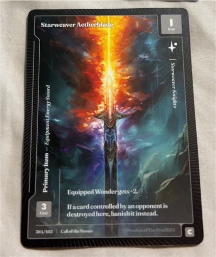 2025 Wonders of the First #388 Starweaver Aetherblade — front
