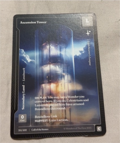 2025 Wonders of the First #311 Ascension Tower — front