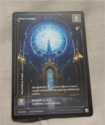 2025 Wonders of the First #392 Time Temple — front