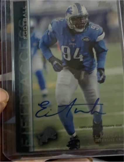 2015 Topps Field Access #186 Ezekiel Ansah — front
