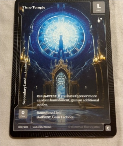 2025 Wonders of the First #392 Time Temple — front