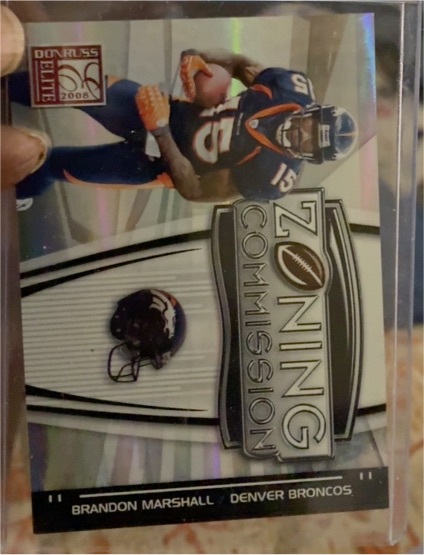2008 Donruss Elite #ZC-30 Brandon Marshall Zoning Commission — front