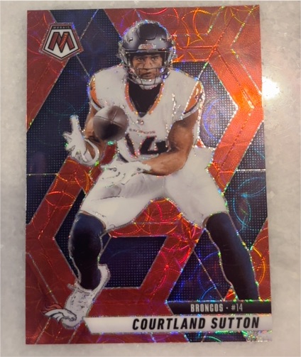 2025 Panini Mosaic #64 Courtland Sutton — front