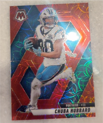 2025 Panini Mosaic #193 Chuba Hubbard — front