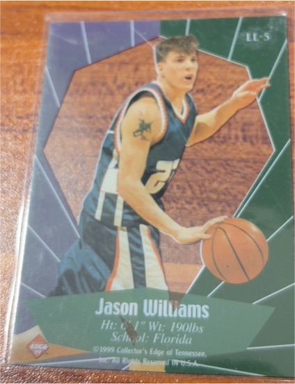 1999 Collector's Edge Rookie Rage #LL-5 Jason Williams — front