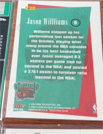 2003-04 Fleer Tradition #238 Jason Williams — front