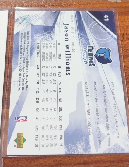 1999 Collector's Edge #41 Jason Williams — front