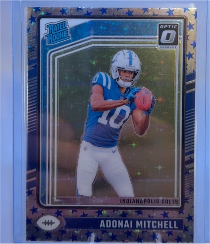 2024 Panini Donruss Optic #203 Adonai Mitchell — front