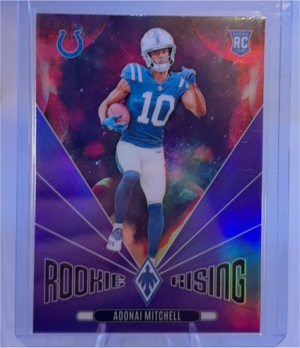 2024 Panini Phoenix #RR-AML Adonai Mitchell Rookie Rising — front