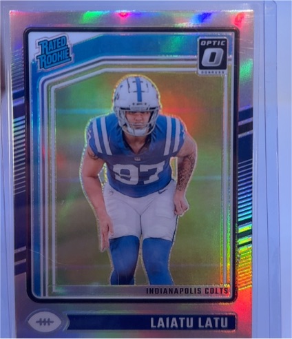 2024 Donruss Optic #267 Laiatu Latu — front