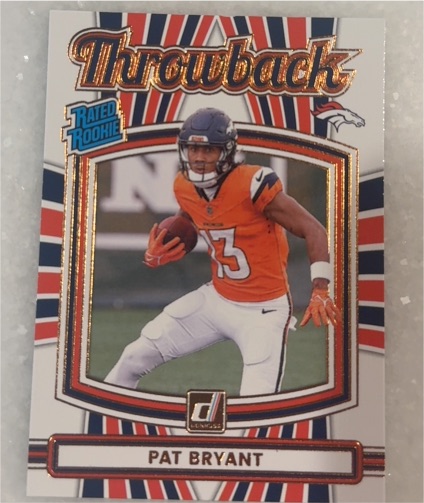 2025 Panini Donruss #39 Pat Bryant Rated Rookie Throwback — front