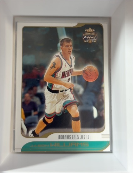 2001-02 Fleer Focus Jersey Edition #82 Jason Williams — front