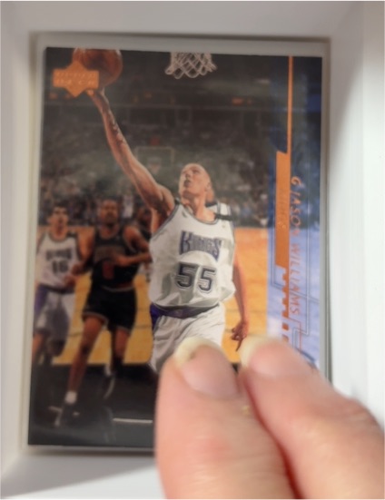 2000-01 Upper Deck #144 Jason Williams Sacramento Kings — front