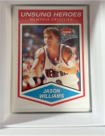 2003 Fleer Platinum #154 Jason Williams Unsung Heroes — front