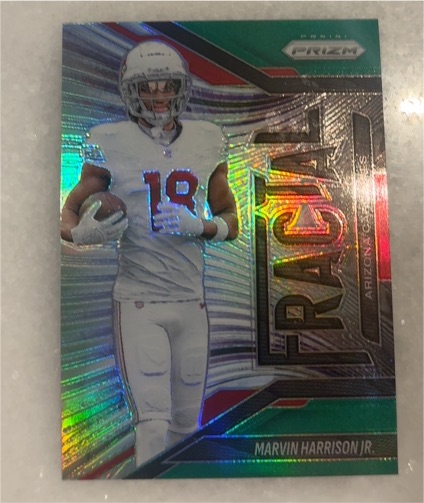 2025 Panini Prizm Fractal #12 Marvin Harrison Jr. — front