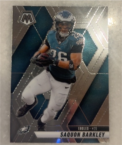 2025 Panini Mosaic #212 Saquon Barkley Philadelphia Eagles — front