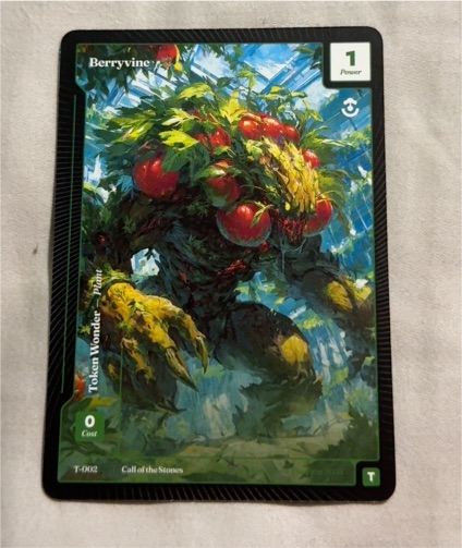 Call of the Stones T-002 Berryvine Token Wonder Plant — front