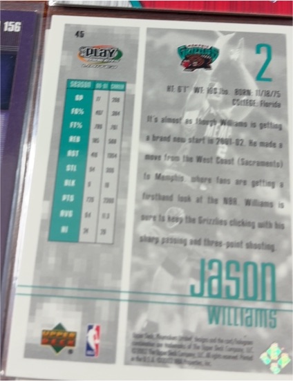 1997-98 Upper Deck #2 Jason Williams — front