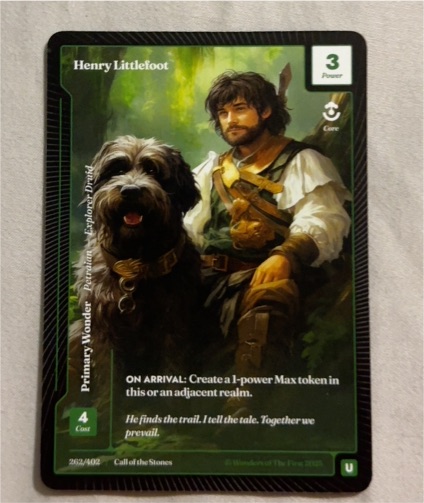 2023 Wizards of the Coast Call of the Stones #262 Henry Littlefoot — front