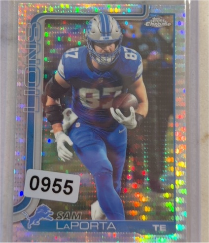 2025 Topps Chrome #87 Sam LaPorta — front