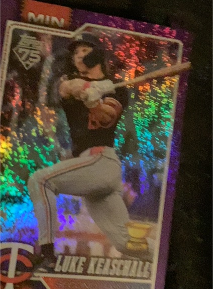 2026 Topps Series 1 #3 Luke Keaschall — front
