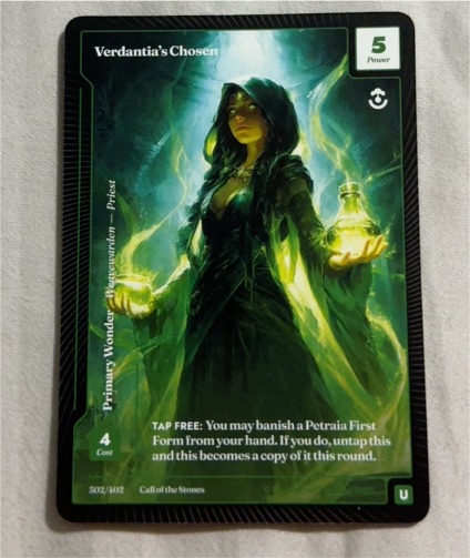 Call of the Stones #502 Verdantia's Chosen — front
