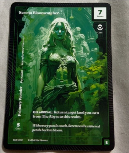 Call of the Stones #112 Serena Bloomcatcher — front