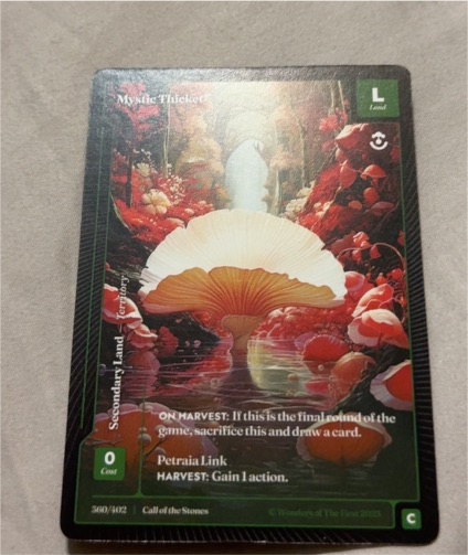 2025 Wonders of the First #344 Glowcap Fungus — front