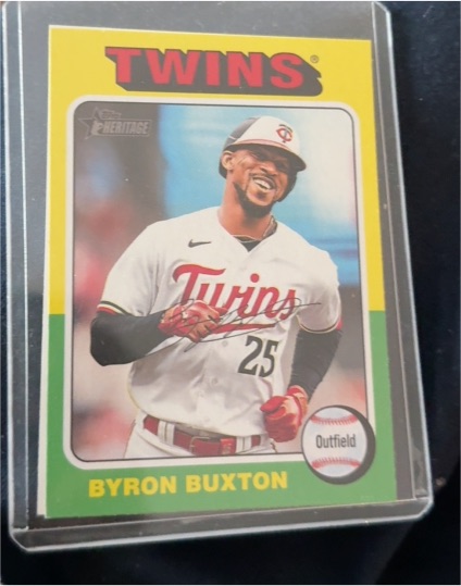 2024 Topps Heritage #126 Byron Buxton — front